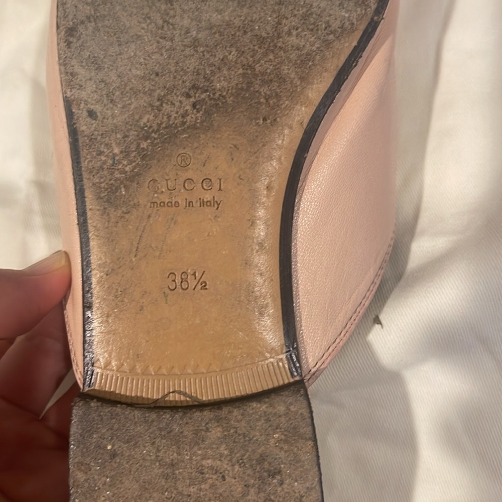 Gucci leather loafer size 38.5 pink - Picture 4 of 12